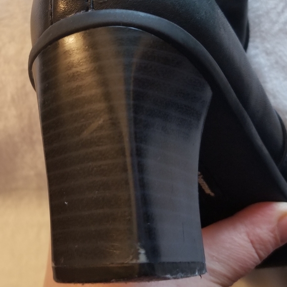 Leather | Croft & Barrow | Ankle Boots | Booties | Black | 8 1/2 - Picture 8 of 11